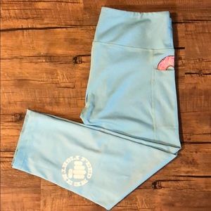 Feed Me Fight Me Donut Crop Leggings